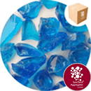 Enviro-Glass Large Gravel - Aqua Blue Crystal - 7610/LG